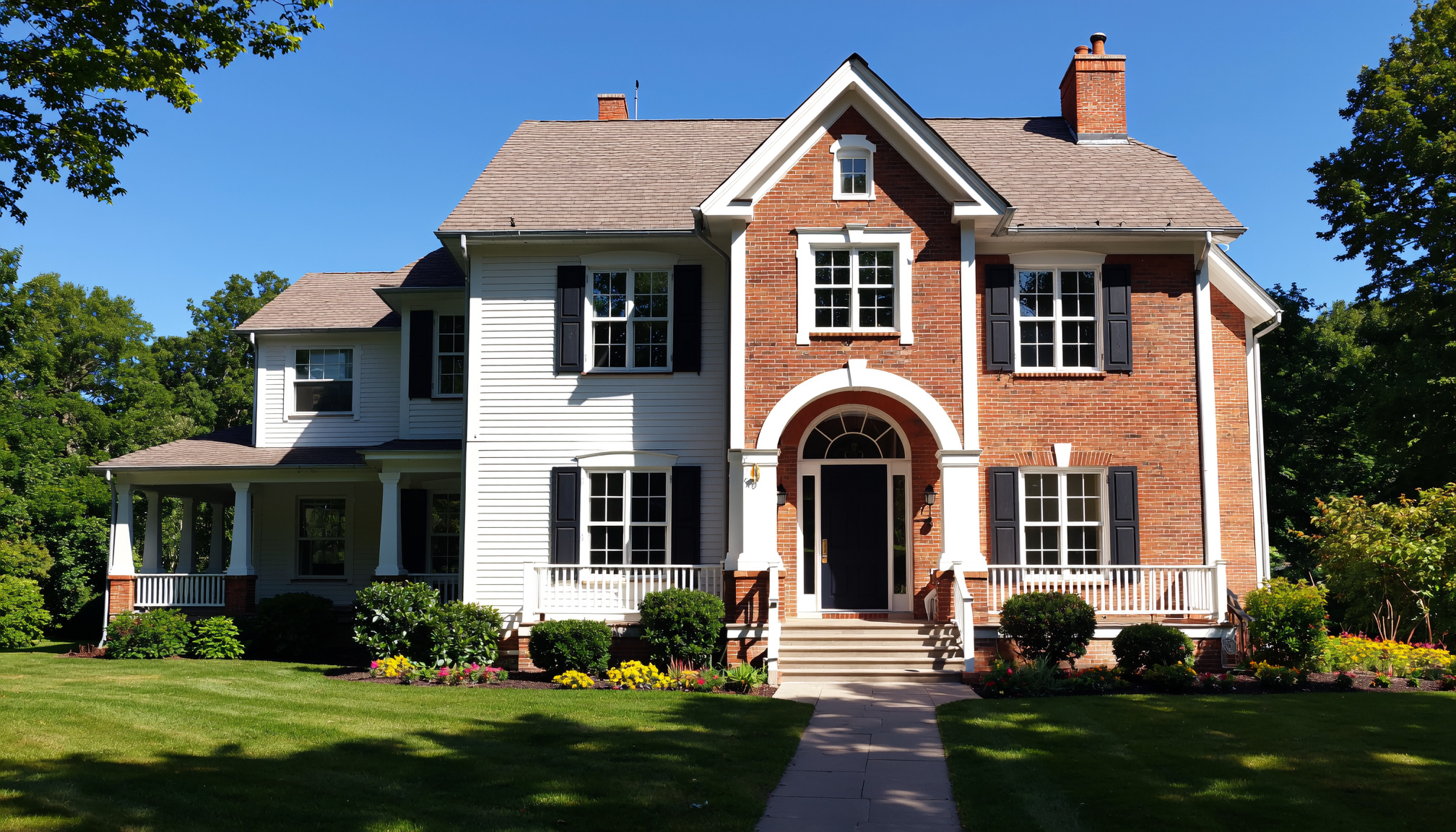 Worcester, MA with seamless rain gutters
